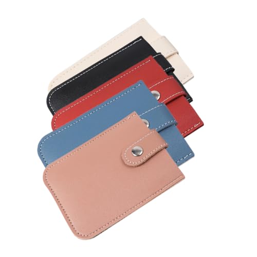 Angoily 5 Stück Teiliges Versteckter Kartenhalter Farbige Kartenorganizer mit Mehreren Fächern Praktischer Pull Out Kartenhalter für Kreditkarten Ausweise und Geldbörsen von Angoily