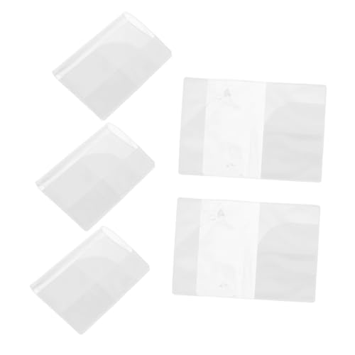 Angoily 5 Stück Wasserdichter Reisepasshalter Transparentes Strapazierfähiges Passhüllen Dokumentenschutz für Reisen Leicht und Robust für Gruppen und Vielreisende von Angoily