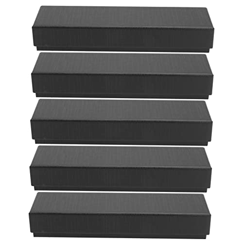 Angoily 5 Stücke Box Schreibwaren Box Container Für Lesezeichen Stift Boxen Schwarz Papier von Angoily