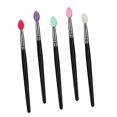 Angoily Make-up-lidschatten-pinsel-set 5-teilig Gesichts-make-up-tools Breite Anwendung Leicht Zu Reinigen Für Anfänger von Angoily