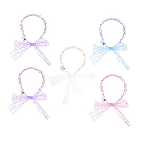 Angoily 5St Stirnband stirnbänder kinder kopfschmuck leuchtend Mädchen Spielzeug Prinzessin Spielzeug Haarschmuck Haarband Neon-Partyzubehör Glow in Dark Partyzubehör Koreanische Version von Angoily