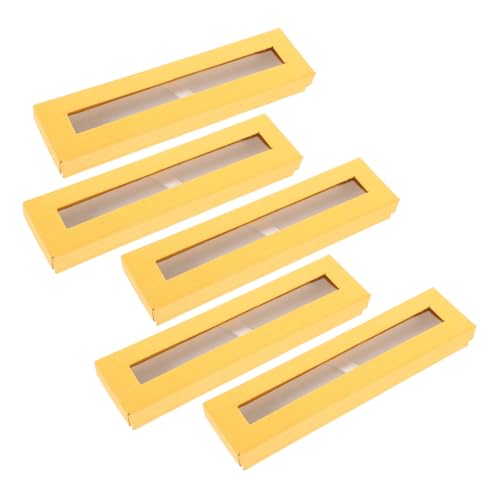 Angoily 5stücke Leerer Stifteboxen Aus Papier Als Geschenkbox Kleines Federmäppchen Für Kugelschreiber Bleistifte Stifte Pinsel Und Andere Kleine Gegenstände Praktisches Stifteetui von Angoily