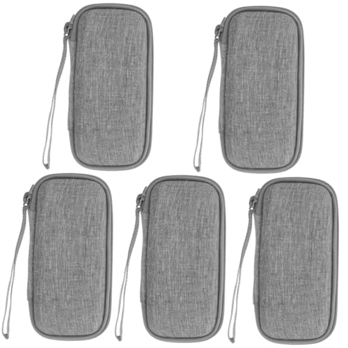 Angoily 5stücke Reise Kabel Organizer Tasche Eva Hardcase Für Datenkabel Ladegeräte Und Kopfhörer Vielseitige Aufbewahrungslösung Elegantem Optimaler Schutz Für Elektronische von Angoily