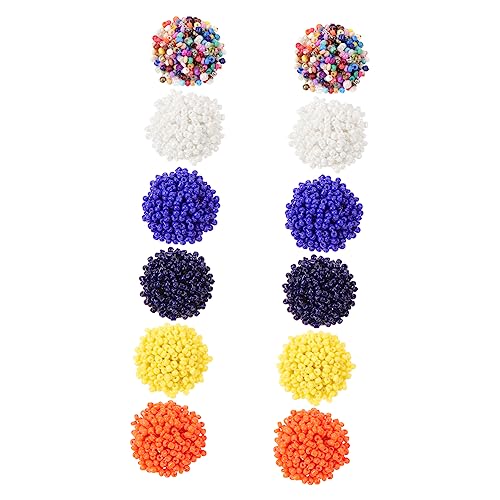 Angoily 6 Paare Damen Ohrringe Perlenohrringe in Gelb und Orange Handgefertigte Boho Ohrstecker für Teenager und Frauen Perfektes für Angoily 6 Paare Damen Ohrringe Perlenohrringe in Gelb und Orange Handgefertigte Boho Ohrstecker für Teenager und Frauen Perfektes für von Angoily