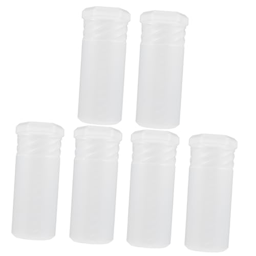 Angoily 6 Stck Teiliges Transparentes Kunststoff Reiseetui für Rasierpinsel mit Abtropflöchern Langlebiger Pinselhalter Kompakt und Stoßfest für Reisen und Täglichen Gebrauch von Angoily