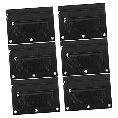 Angoily 6stücke Bleistifttasche Mit Reißverschluss Tragbare Aufbewahrungstasche Für Stifte Organizer Für Täglichen Gebrauch Aus Robust Und Verschleißfest Geeignet Für Schule Büro von Angoily