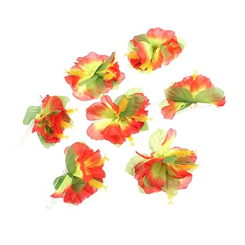 Angoily Hochzeitshaarspangen Für Bräute 6 Stück Blumenkopfschmuck Für Mädchen Hibiskus Böhmen Am Meer Haarklammer von Angoily