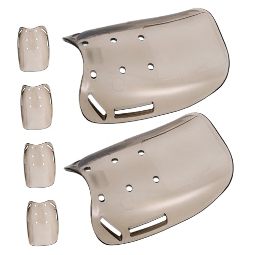 Angoily 6 Stück Fußschutz Mittelfußschutz Stiefel Schutzschuhüberzug Mittelfußschutz Für Schuhe Arbeitsstiefel Zehenschutz Schuhschutzüberzüge Mittelfußstütze Hellbraun Abs von Angoily