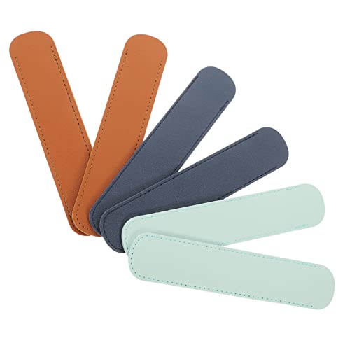 Angoily 6 Stück Halterung für einen Stift büroartikel büromaterial schreibwaren Organizer stiftemäppchen Stiftaufbewahrung Einzel Brunnen groß Etui für einen Stift Stifthaltertasche Pu von Angoily