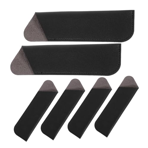 Angoily 6stücke Leder-stifthüllen Für Kugelschreiber Bleistifte Und Füllfederhalter Stifttasche Mit Platz Für Schreibgeräte Für Büro Und Freizeit Leicht Und Tragbar von Angoily