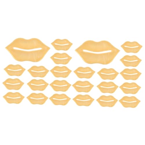 Angoily 60 Stk Lippenmaske Gel-pads Für Die Lippenpflege Lippe Für Frauen Feuchtigkeitsmasken Für Die Lippen Rosa Gel Pvc Fräulein Lippenaufkleber Feuchtigkeitsspendend von Angoily