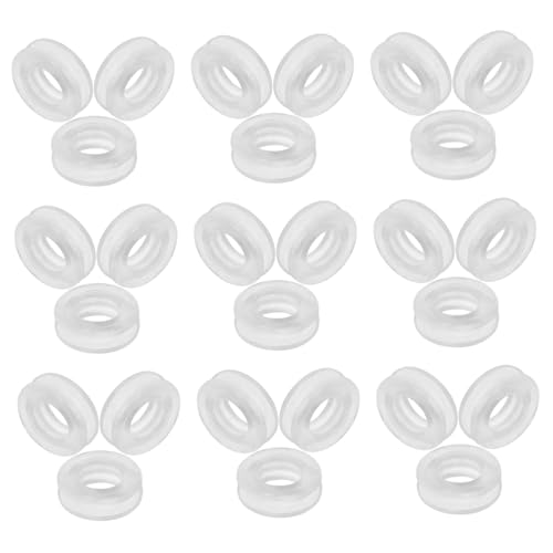 Angoily 60 Stück Silikon Ohrclips Polster O-förmige Anti-rutsch Ohrclip Kissen für Frauen ohne Ohrlöcher Hypoallergen Wiederverwendbar Komfortable Zubehör von Angoily