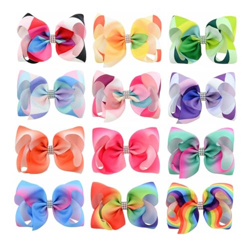 Angoily 6St Bowknot-Haarspangen Kinderhaaraccessoires für Mädchen Haarnadel Kinderhaarspangen für Mädchen kreativer Kopfschmuck für Mädchen Kinder Haarspange heißer Bohrer Haarschmuck von Angoily