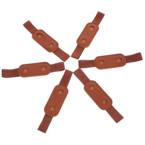 Angoily 6stücke Elastische Stift- Für Notizbücher Praktische Pen Sleeves Pu Stifte Für Schule Und Büro Einfache Langlebig Schützende Aufbewahrung von Angoily