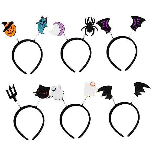 Angoily Kinderkleid 6St Halloween-Stirnband halloween kinder party halloween kinderparty Mädchen-Outfits Spinnenkopf-Bopper Tiara Haarschmuck Halloween-Stirnbänder Party-Haarbänder von Angoily