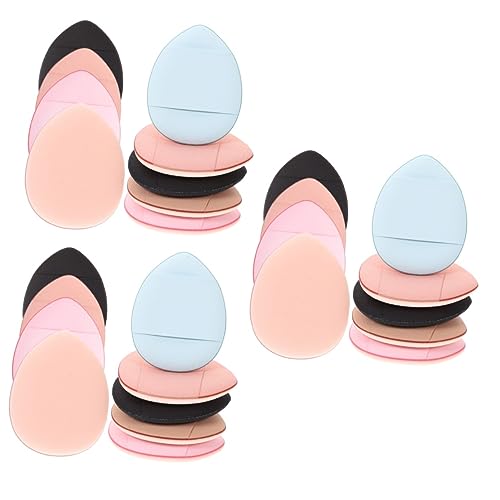 Angoily 75 Stk Puff kissen an den Fingers pitzen Mini-Puff Kissen-Grundlage Schwämme werkzeug Make-up-Puderquaste Puderquaste an der Fingerkuppe Erwachsener Schwamm trockenes Pulver Puffs von Angoily