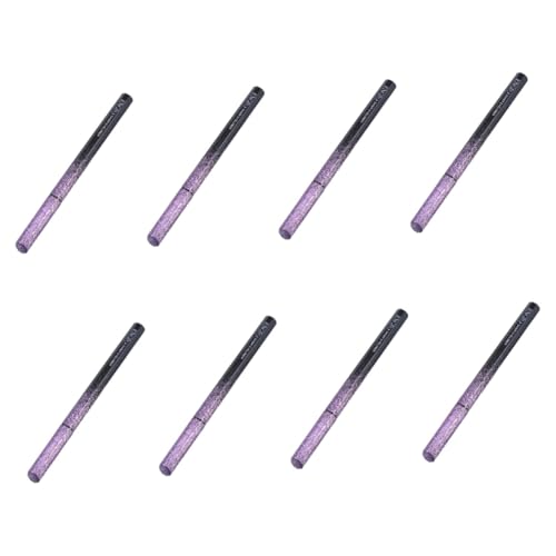 Angoily 8 Stk Eyeliner Glitzer Buntstifte schweißfest Augenkosmetik Mädchen Plastik Violett von Angoily