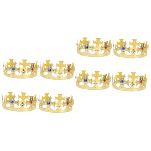 Angoily 8 Stk Krone Stirnband kinderkrone stutzenhalter Festliches Accessoire dvd the crown party assecoires geburtstagskrone Phönix-Krone Kleidung Zubehör Kopfbedeckung Fräulein Plastik von Angoily