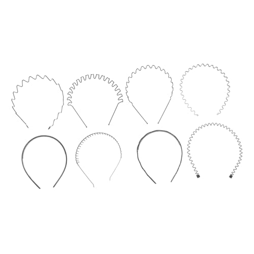 Angoily 8St Herren Metall Haarband Metallhaarbänder Metall Haarbügel Metallstirnbänder Metallhaarzubehör Stahlhaarband haarschmuck Universal- Stirnband Kopfbedeckung Mädchen von Angoily