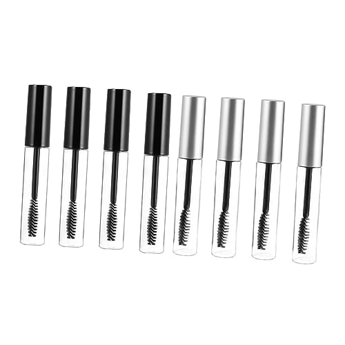 Angoily 8st Mascara Leere Behälter Leere Eyeliner-tuben Wimperntusche Wimperncreme Tube Wimpernbehälter Wachstumsflüssigkeitsbehälter Vorratsflasche Schwarze Wimpernfarbe Container Füllung von Angoily