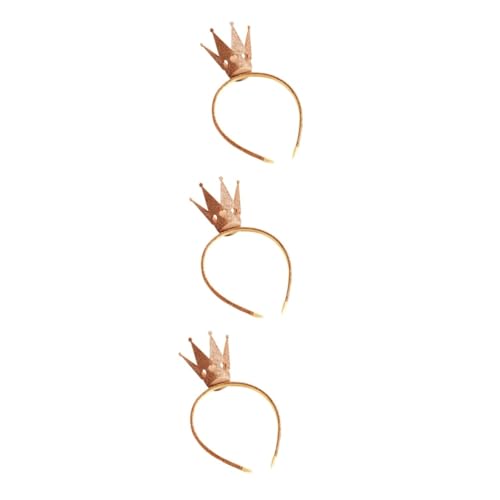 Angoily 9 Stück Ornament Personalisierte Kinder Haar Accessoires Personalisierte Dekoration Haarband Kopfschmuck Kinder Kostüm Accessoires Perlmutt Stirnband Schal Krone von Angoily