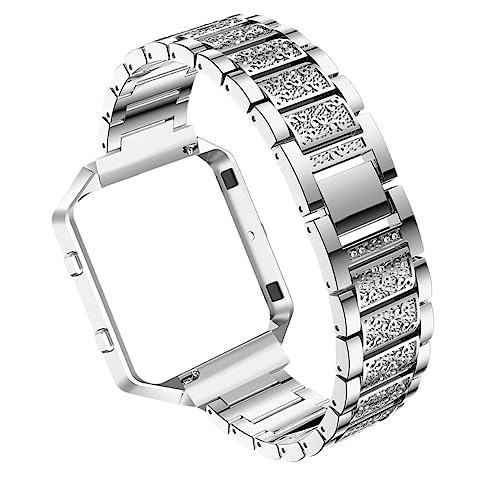 Angoily Armband Mit Uhrenrahmen Nachrichten Betrachten Accessoires Für Blaze-uhren Frauen Armbänder Blaze Uhrenarmband Uhrengehäuse Für Damen Handgelenkbandagen Fräulein Metall Ersetzen von Angoily