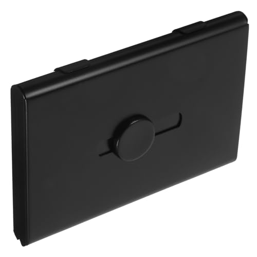 Angoily Aufbewahrungsbox für Karten selbst Halter Credit Card Holder kartenschachtel schlankes Portemonnaie Tragbarer Kartenständer herausziehbares Visitenkartenetui Aluminiumlegierung von Angoily