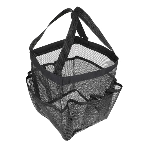 Angoily Aufbewahrungstasche Badezimmerkorb aus Mesh Reisetasche Fitness Tasche kinderzimmer Organizer Handtaschen Outdoor-Mesh-Duschtasche Dusch-Toilettenartikel-Organizer von Angoily