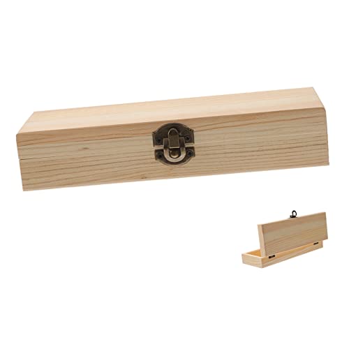 Angoily Holz Bleistiftbox Mit Großem Fassungsvermögen Stifte-Organizer Für Schule Büro Und Zuhause Langlebige Aufbewahrungsbox Für Bleistifte Radierer Und Mehr Kreative DIY Bastelideen Für von Angoily