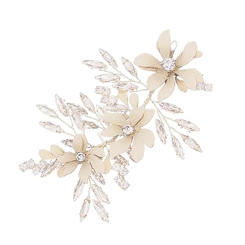 Angoily haarschmuck haar zubehör Brautjungfer Haarspangen Hochzeit Haar Seite Clip Tiara Kopfschmuck für die Braut Hochzeitskopfschmuck Glas schmücken Stirnband Damen von Angoily