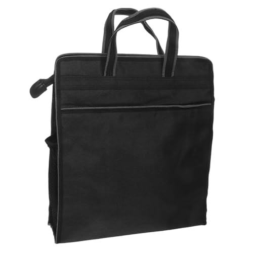 Angoily Business Briefcase Dokumententasche mit Ergonomischem Griff Verschließbarem Reißverschluss Robustem Material Mobiler Aktenorganizer für Männer und Frauen Tragbare Aktenmappe für von Angoily