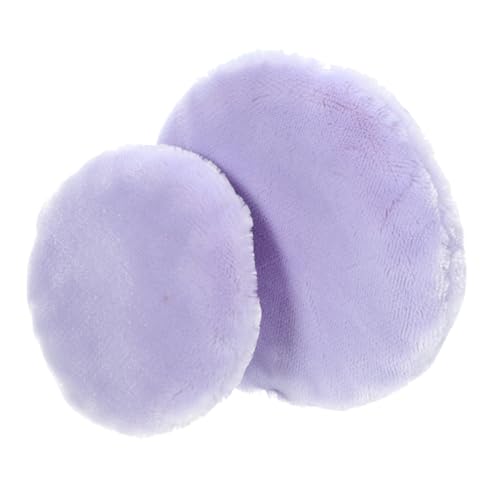Angoily Doppelseitiger Samt Für Frauen 2 Runde Make-up-pinsel Für Foundation Rouge Tragbar Bequem von Angoily