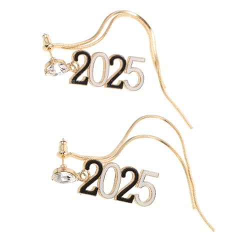 Angoily Drop Ohrringe Damen Kreative Zahlen Ohrhänger Hängende Ohrschmuck für Frauen Party Zubehör von Angoily