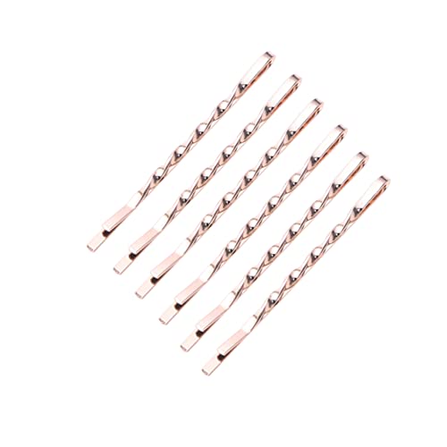 Angoily Haarspangen Aus Rosefarbenem Metall Für Hochzeiten Haarspiralen Bobby Für Frauen Und Mädchen 72 Stück von Angoily