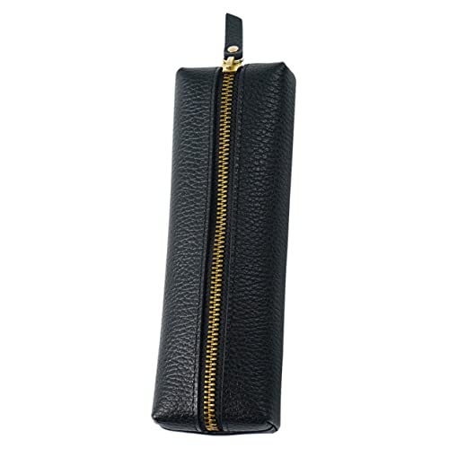 Angoily Federtasche Federmäppchen für Jungen Fall ästhetisch gesteppt klein schüleretui schreibwaren Organizer tragbare Stifttasche dekorative Schreibwarentasche Legierung Black von Angoily