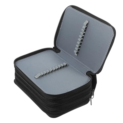 Angoily Bleistifttasche Mit Reißverschluss Stofftasche Zum Aufbewahren Von Stiften Großes Fassungsvermögen Tragbar Langlebig Und Einfach Zu Reinigen Federmäppchen Für Schreibwaren von Angoily