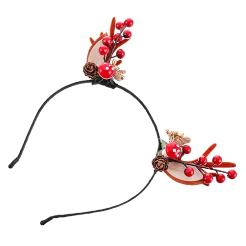 Angoily Geweih-Weihnachts-Stirnband Mädchen Hüte neues jahr stirnband weihnachts haarschmuck weihnachtshaarschmuck Haarnadel Haar Klammern Weihnachtsstirnband Weihnachten von Angoily