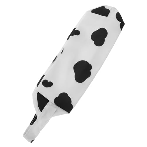 Angoily Großes Federmäppchen Kuhmotiv mit Reißverschluss Geräumiges Nylon Stiftemäppchen für Mädchen Großer Kulturbeutel für Stifte Lineal Schere und Schreibwaren für Schule und Outdoor von Angoily