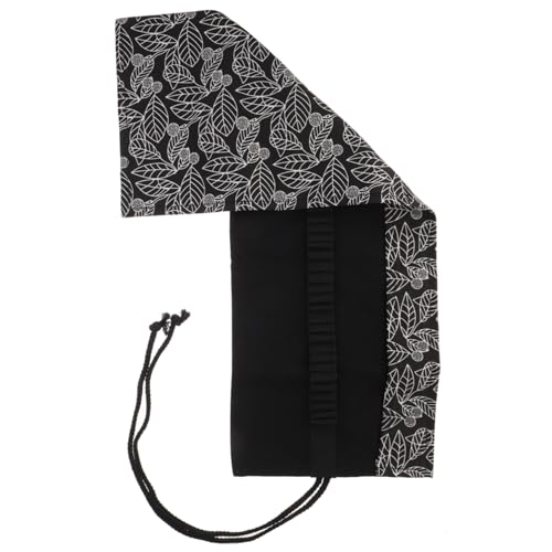 Angoily Großes Federmäppchen aus Canvas mit Blumenmuster Roll up Mäppchen für Künstler Pencil Organizer mit Fächern Praktisches Stifteetui für Buntstifte Skizzen Malutensilien Leicht und von Angoily