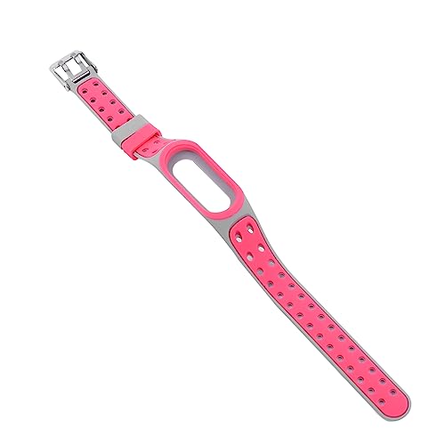 Angoily Gurt Kinder-handgelenkleine Silikonband Ersatz Uhrenarmband Zweifarbiges Uhrenarmband Schnell Armband Ersatzbänder Silikonarmbänder Armband Für Kinder Sport Gürtel Rosa Kieselgel von Angoily