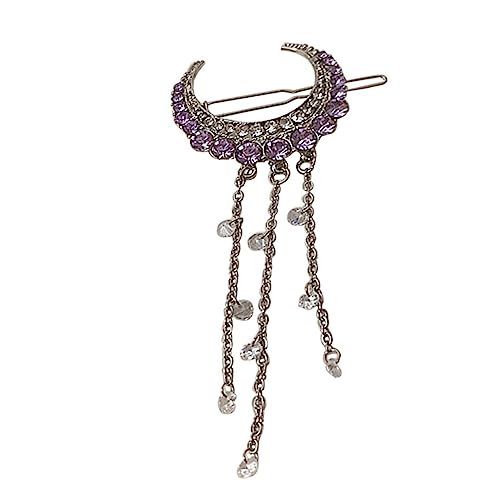 Angoily Vintage Haarspange Kristall Strass Quaste Haarnadel Für Damen Tägliches Styling von Angoily