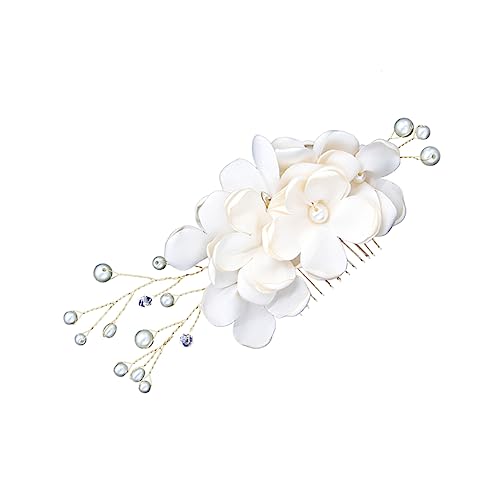 Angoily hochzeitshaar schmuck wedding hair accessories Haarschmuck mit Blumen Haarspangen für die Braut Haarschmuck für die Hochzeit Tiara Haarkamm für Frauen die Blumen von Angoily