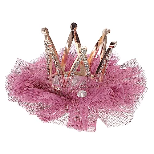 Angoily Haarspange Strass Kinder Haarclip Braun Für Mädchen Exquisites Design Für Prinzessinnen Für Partys Und Alltag von Angoily