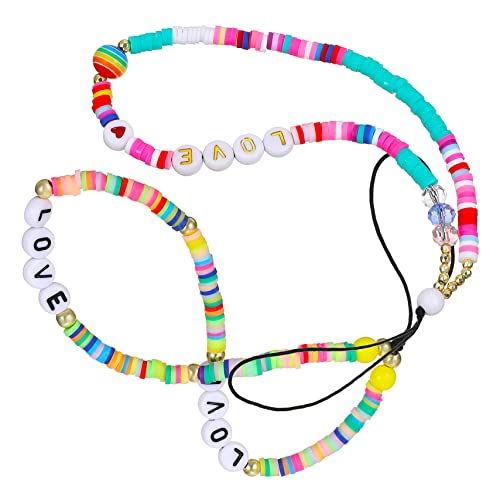 Angoily Handyanhänger-lanyard-gurte – Perlen-handykette 2er-pack Handyanhänger-armband Modischer Handyanhänger Für Hülle Geldbörse Taschendekor Angoily Handyanhänger-lanyard-gurte – Perlen-handykette 2er-pack Handyanhänger-armband Modischer Handyanhänger Für Hülle Geldbörse Taschendekor von Angoily