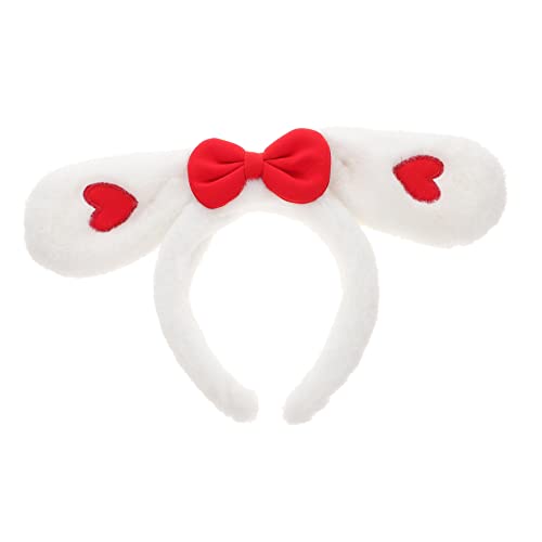 Angoily Hasenohr Stirnband kinder stirnband stirnbänder kinder Plüsch-Stirnband für Kinder Party dekoratives Stirnband haarschmuck Tiara Cosplay-Stirnband Haarband Tier von Angoily