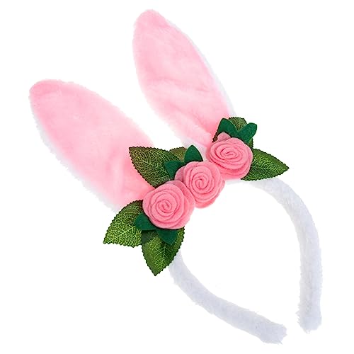 Angoily Hasenohr Stirnband kinder haarschmuck hair accessories for girls Stirnbänder für damen schwarz frühling ostern kopfschmuck tierische stirnbänder hochzeitsgeschenke Haarring von Angoily