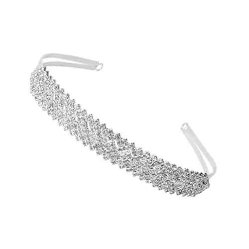 Angoily Haarspangen Mit Strass Haarschmuck Für Frauen Perlenstirnband Braut Kopfschmuck Braut Stirnband Hochzeitskopfschmuck Für Die Braut Diademe Für Mädchen Damen Haarring Strasssteine von Angoily