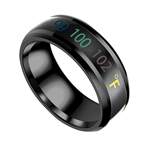 Angoily Intelligenter Temperatur Anzeiger Titanstahl für Stilvoller und Bequemer Schmuck für Anlässe Langlebig und für Modebewusste Frauen und von Angoily