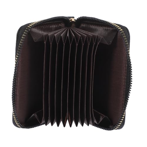 Angoily Kartenetui Damen aus PU Modisches Portemonnaie mit Reißverschluss Kleines Kreditkartenetui für Ausweise Geld und Münzen Praktischer Begleiter für Reisen von Angoily