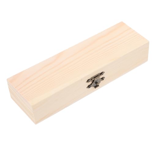 Angoily Kasten Mäppchen Bleistift-Organizer Für Schreibtischschublade Bleistiftboxen Bleistiftfälle Kleiner Bleistiftkoffer Etui Farbiger Bleistiftkoffer Nettes Bleistiftkoffer Casa Holz von Angoily